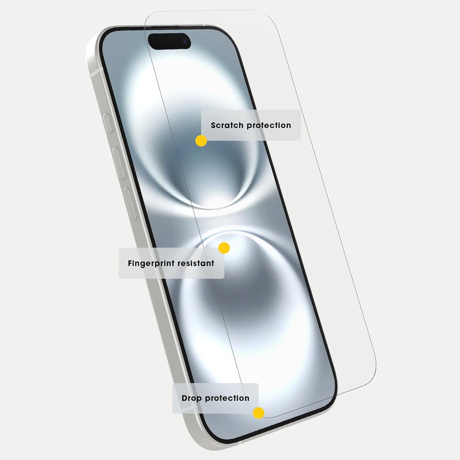 Detalle 2 de OtterBox Glass para iPhone 16