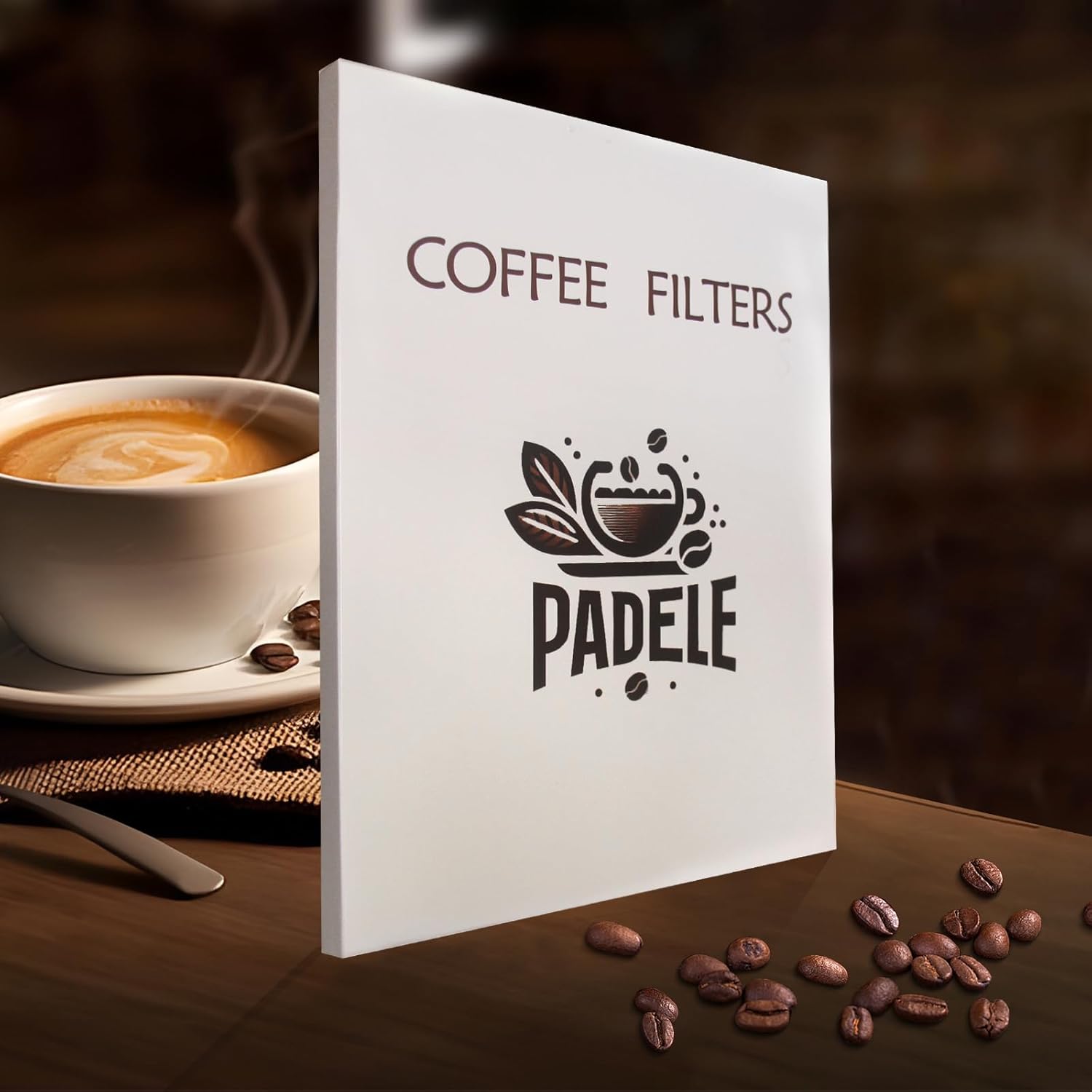 Thumbnail 3 de Coffee Filters #4 Cone, 8–12 Cup, 200 Unbleached Natural Filters
