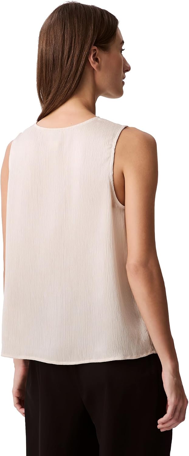 Detalle 2 de Calvin Klein Plisse V Neck Tank Top