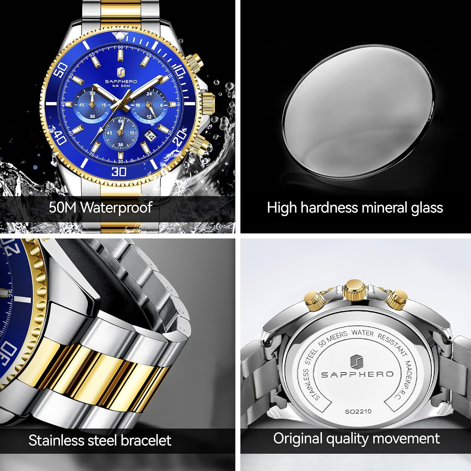 Thumbnail 3 de SAPPHERO Chronograph 42 mm
