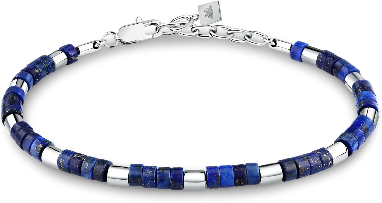Thumbnail 6 de Morellato Bracciale Uomo in Acciaio con Lapislazzuli – Collezione Pietre, S1736