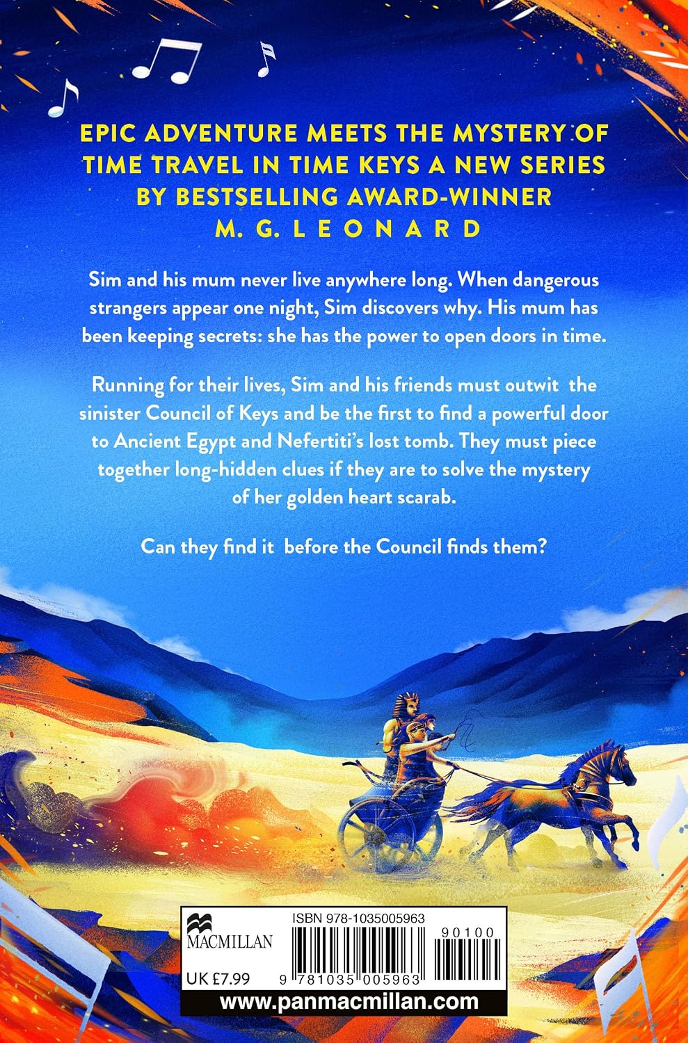 Thumbnail 1 de Hunt for the Golden Scarab: 1 – kinderboek van Pan Macmillan, 288 pagina’s