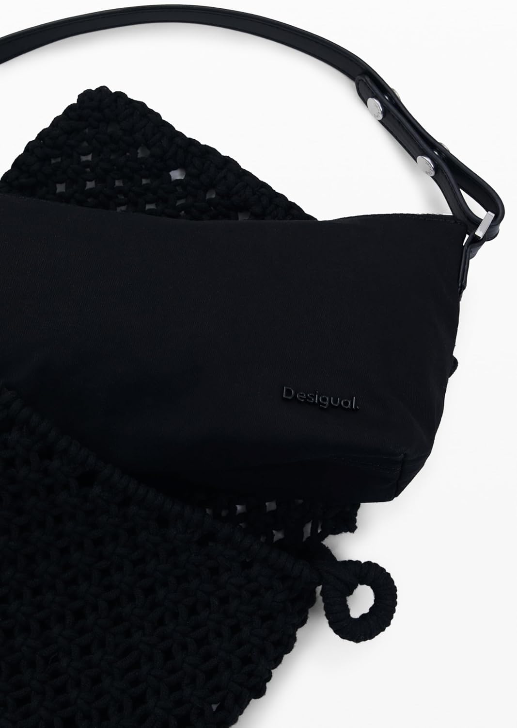 Thumbnail 3 de Desigual Damen 25SAXA26 Bag_Braided Cord Venecia – Venecia, Black