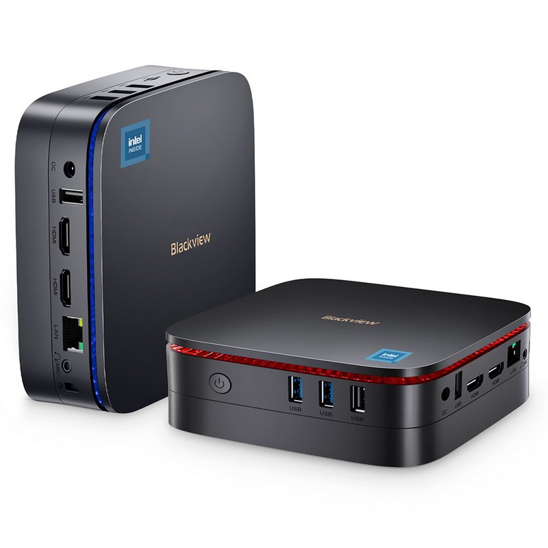 Detalle de Blackview MP 60 Mini PC con Intel N95, 16GB RAM y SSD de 512GB