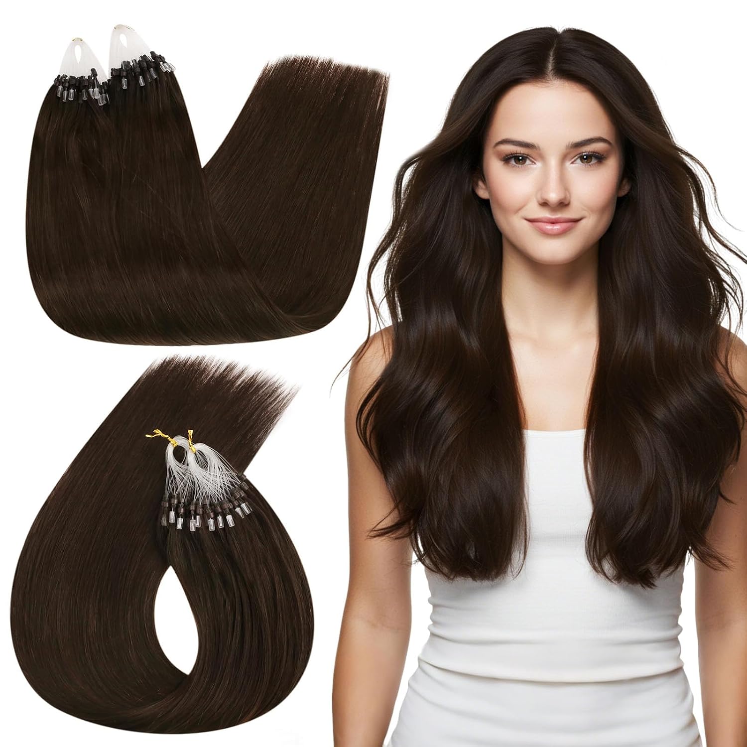 Detalle de Micro Bead Hair Extensions 18 Inch 50S