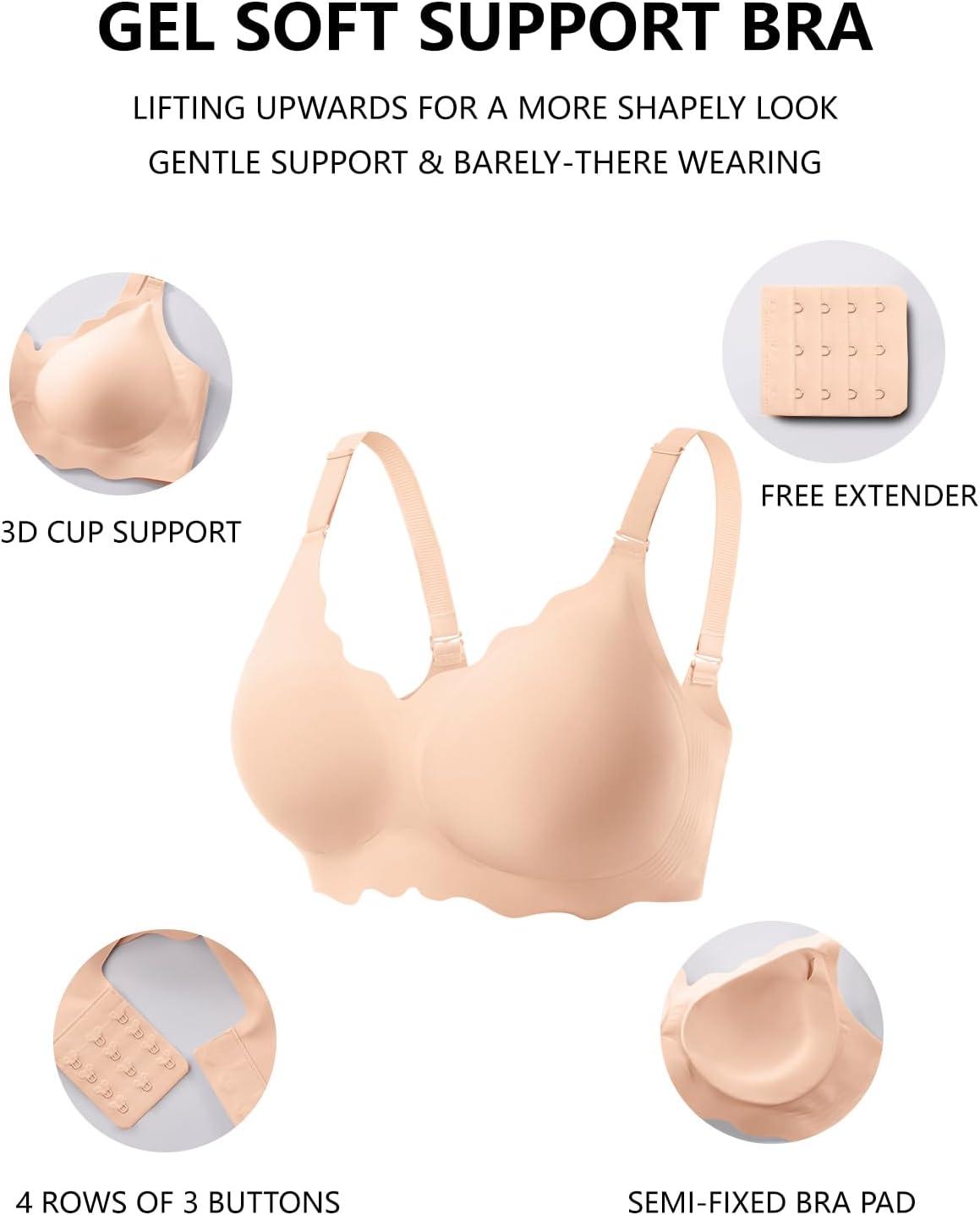 Thumbnail 3 de COCOMARTS Gel Bralette