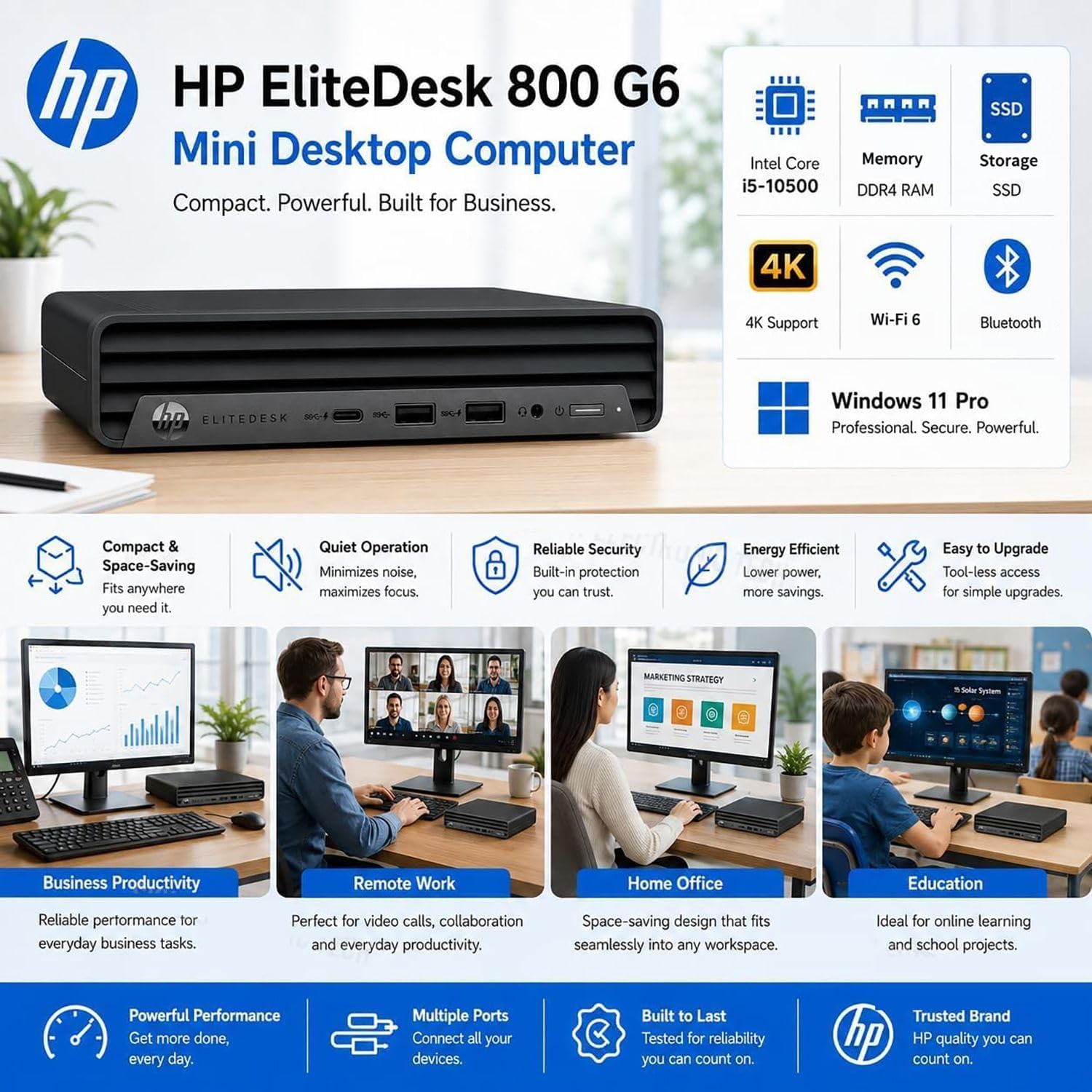 Detalle de HP mini PC with 16GB RAM
