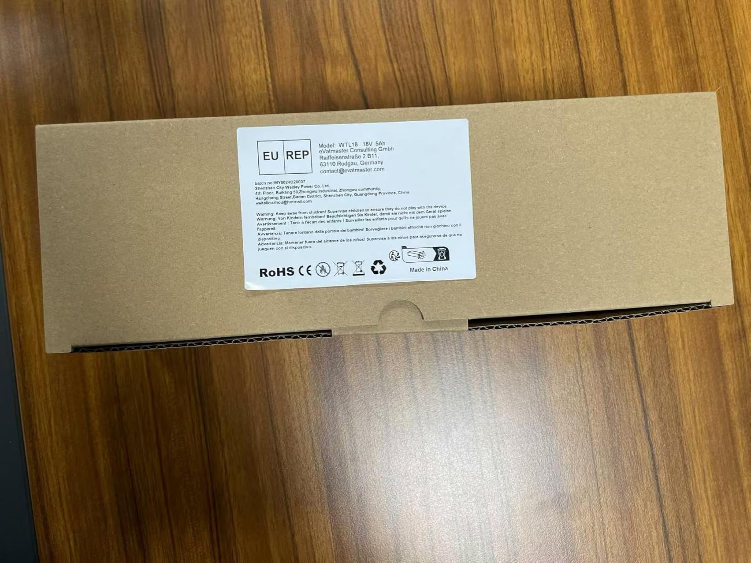 Detalle de Powarobor M18B5 18V 5.0Ah: Batteria di Ricambio agli ioni di litio per Milwaukee M18 (2 pezzi)