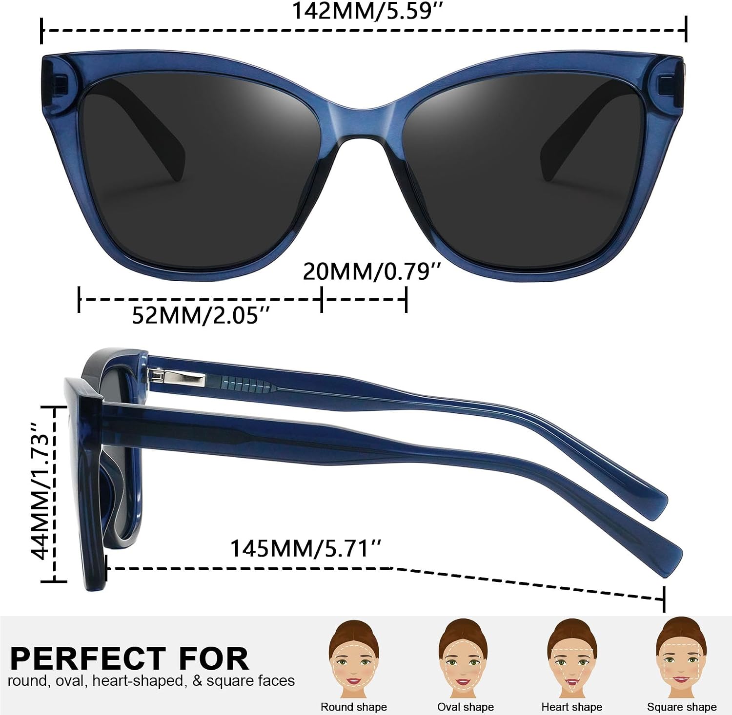 Thumbnail 5 de Joopin Gafas de Sol Mujer Polarizadas UV400