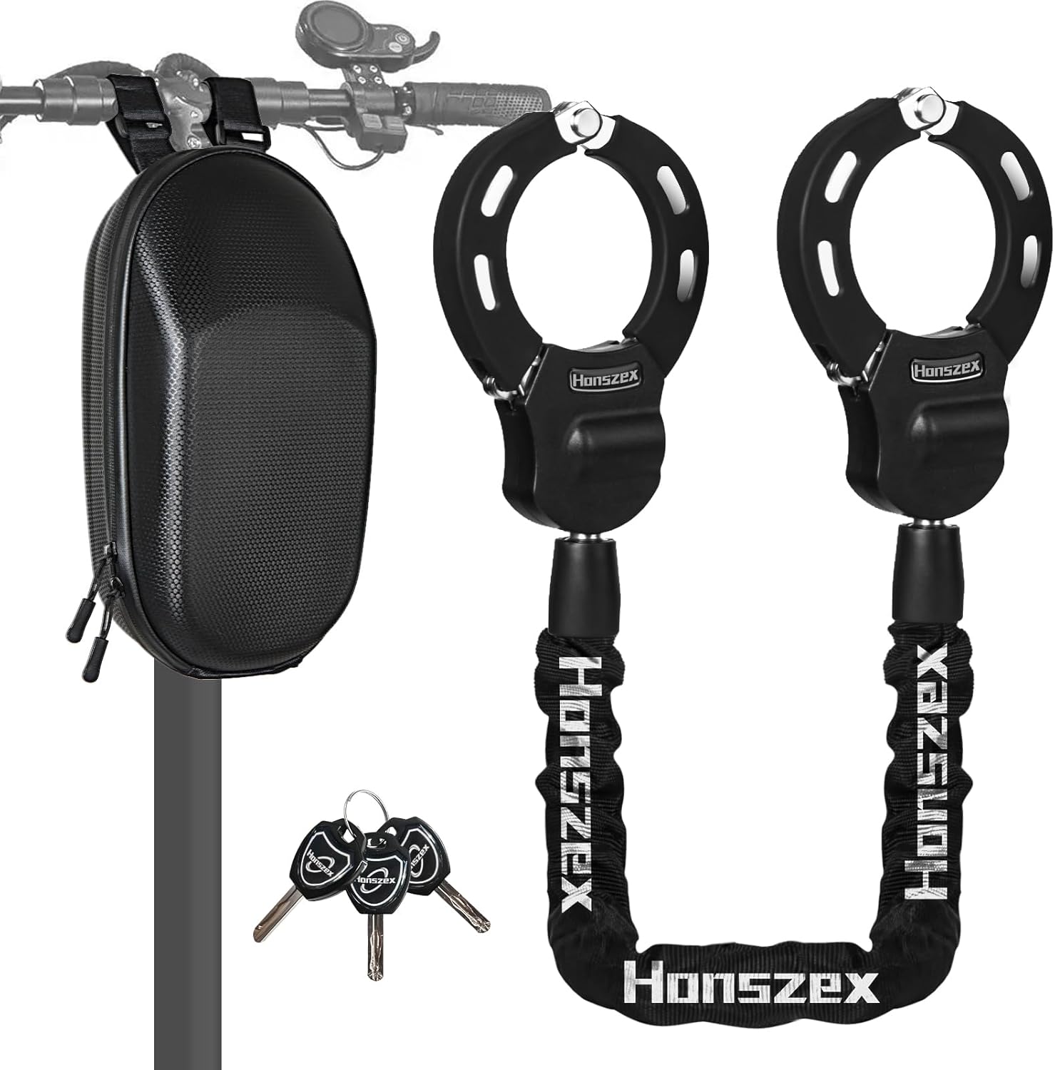 E Scooter Schloss Handschellenschloss 92 cm 🔒