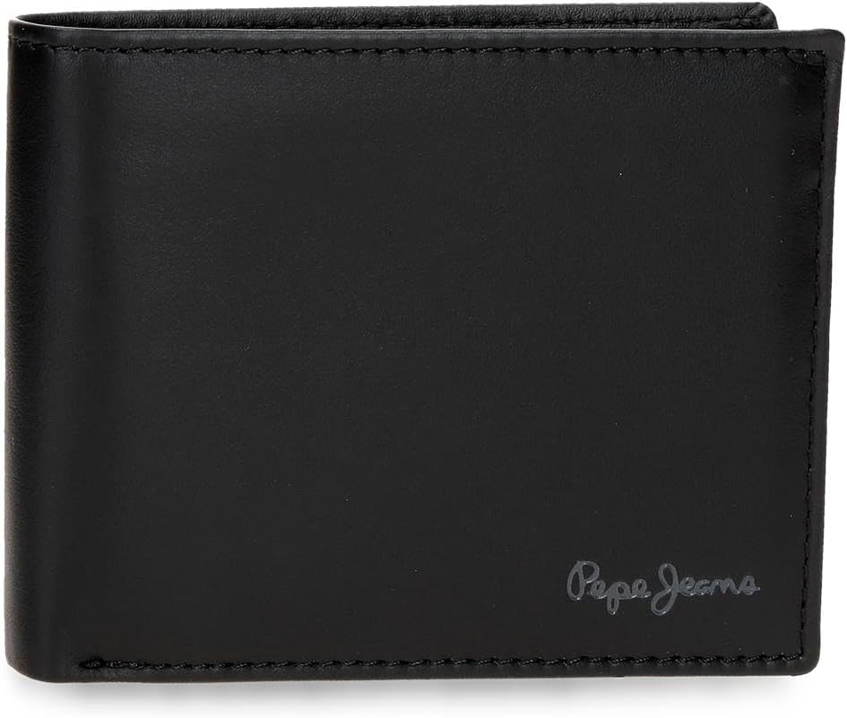 Detalle de Pepe Jeans Luton Portefeuille avec Porte-Cartes — cuir RFID, compact et organisé