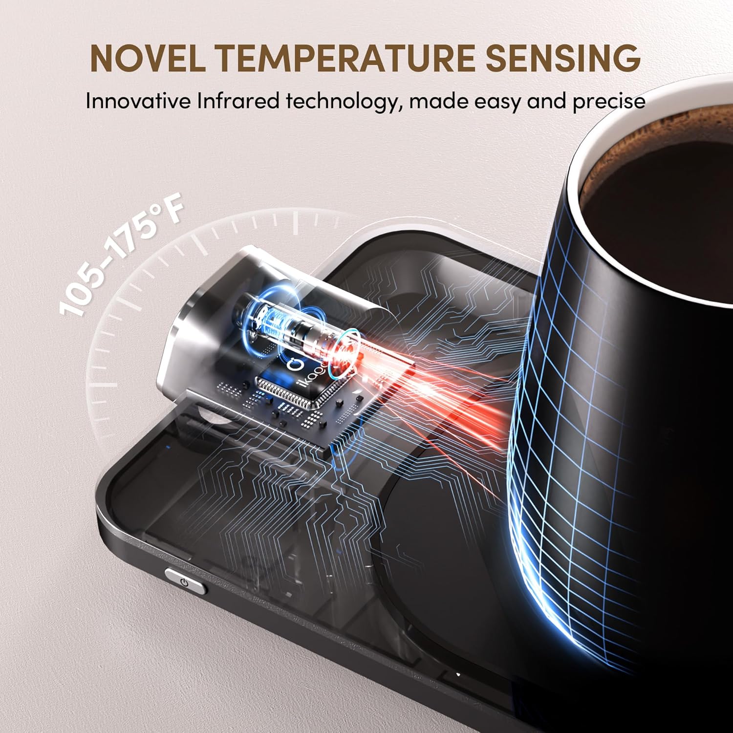 Thumbnail 4 de Coffee Mug Warmer & iKago Mug Set with Accurate Temperature Control