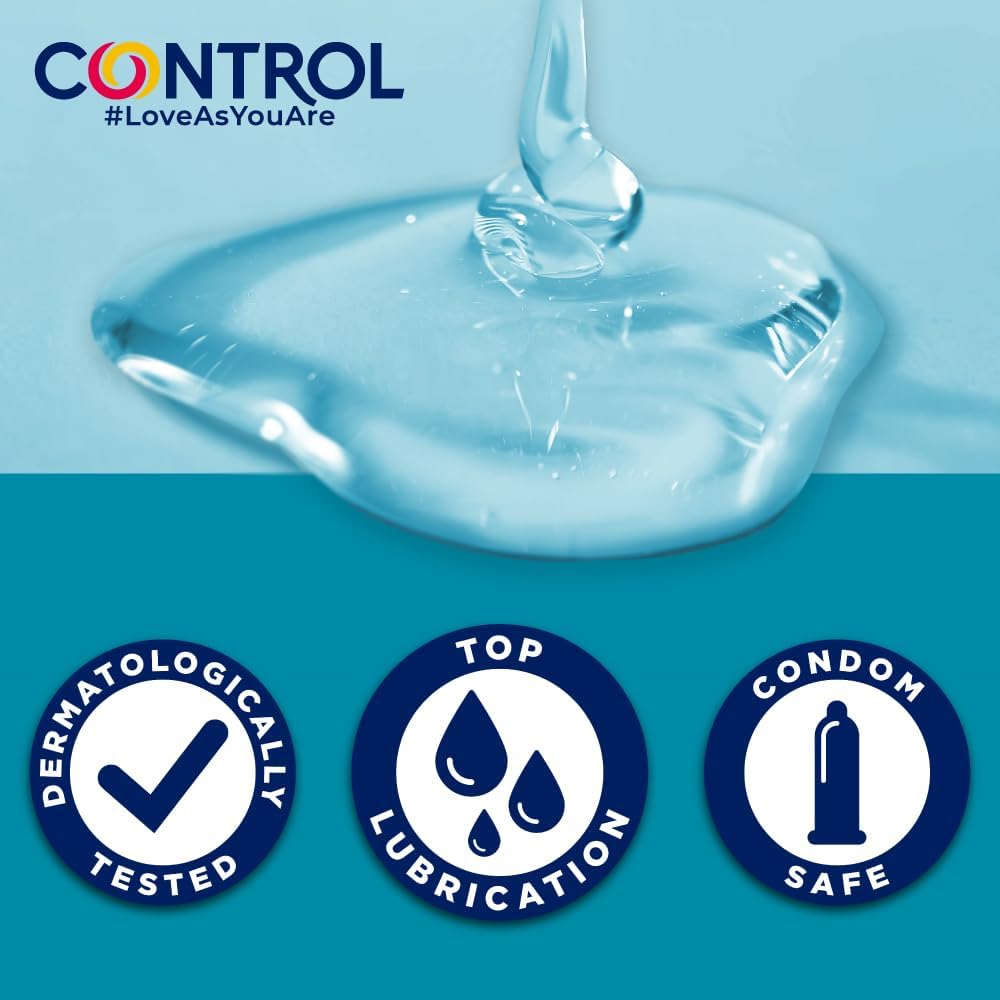 Detalle de Control Ice Feel Gel Massaggio 3 in 1 a base d'acqua con effetto rinfrescante – 200 ml, Made in Italy