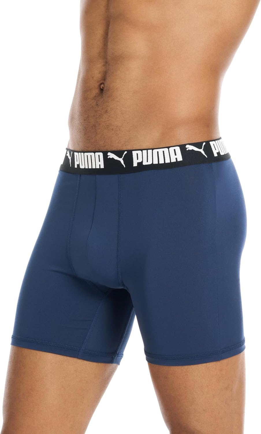 Detalle de PUMA 4 Pack Active Stretch Boxer Briefs pour Homme – Confort et performance