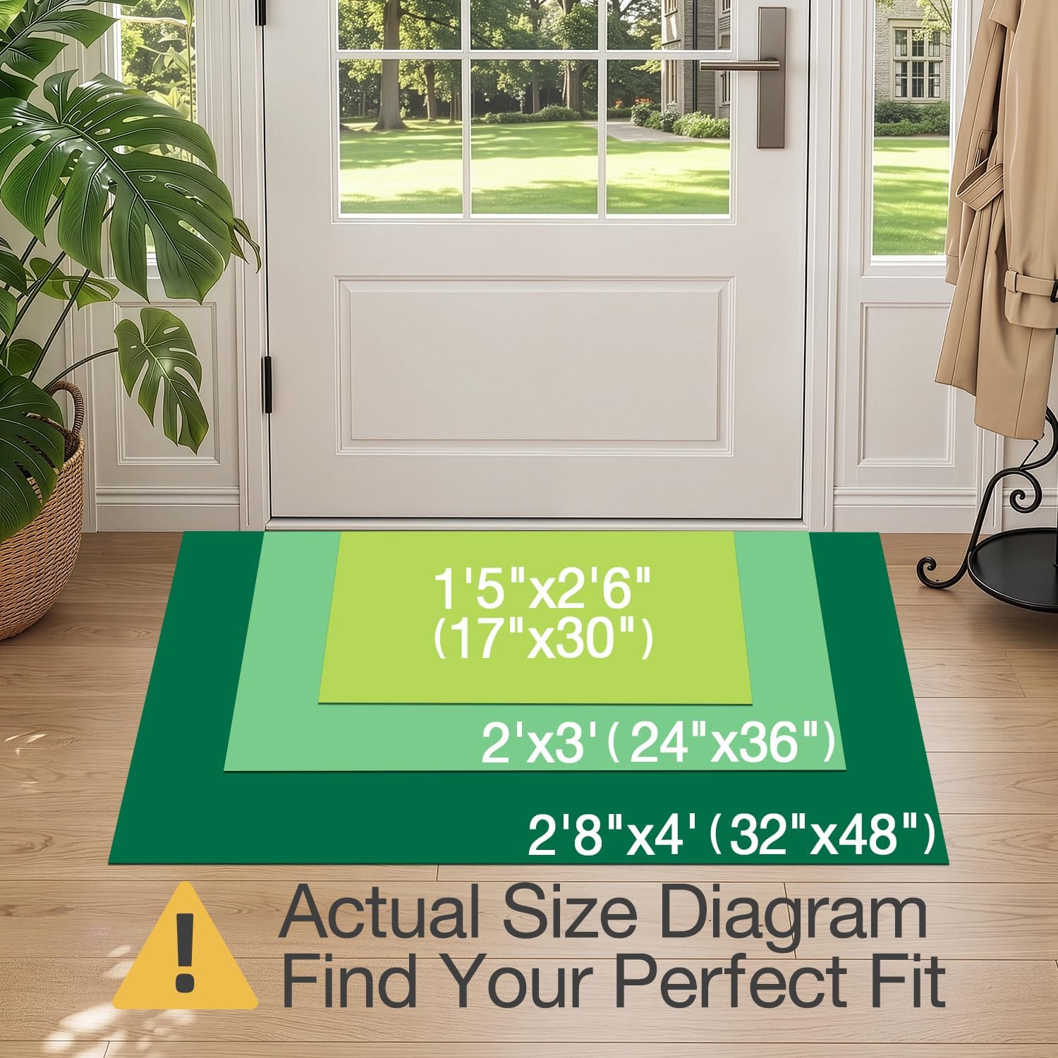 Detalle 2 de LUMI Ultra Thin Door Mat 24x36 🏠