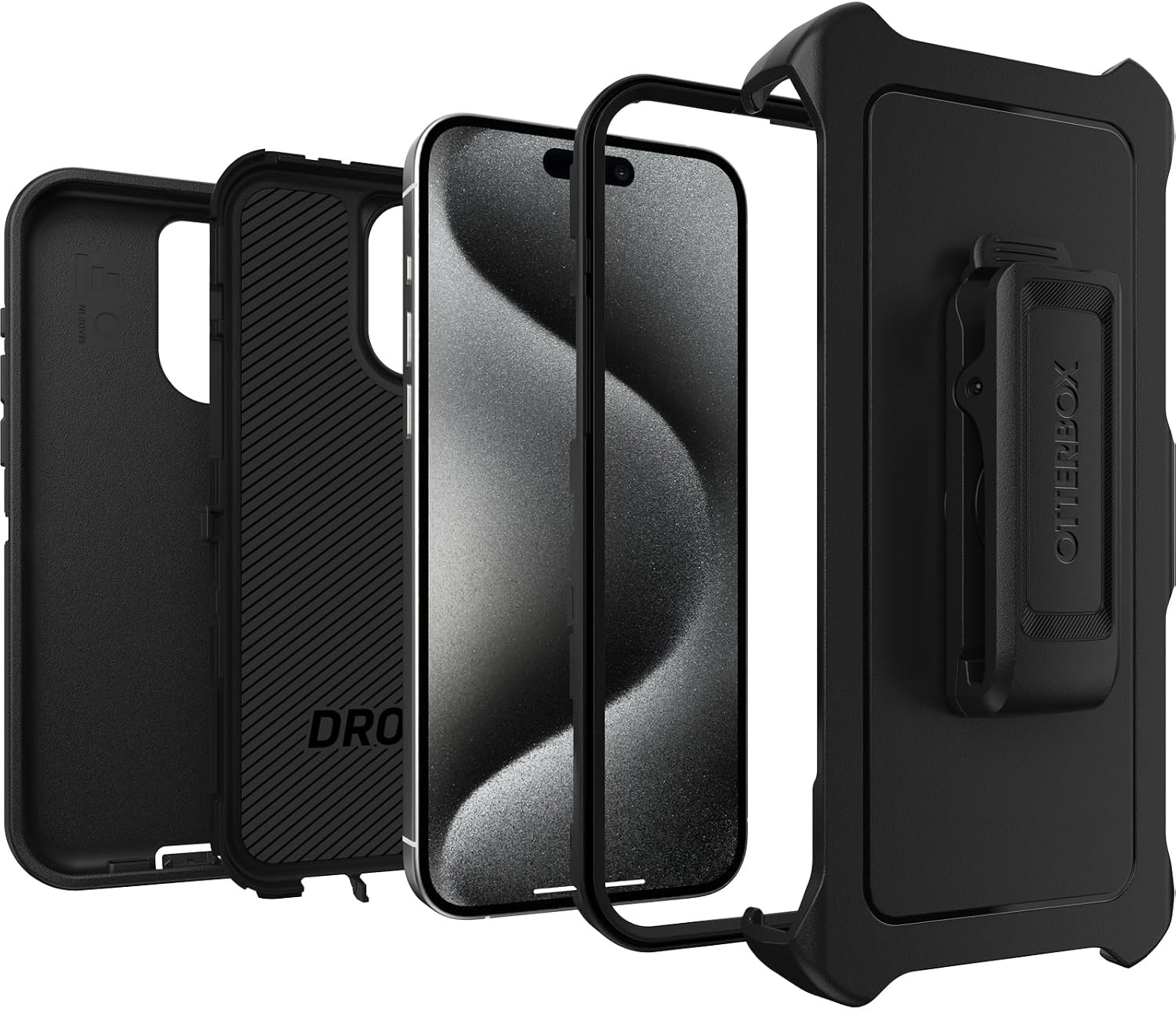 Detalle 2 de Otterbox Defender para iPhone 15 Pro MAX 📱 - Resistente y Seguro