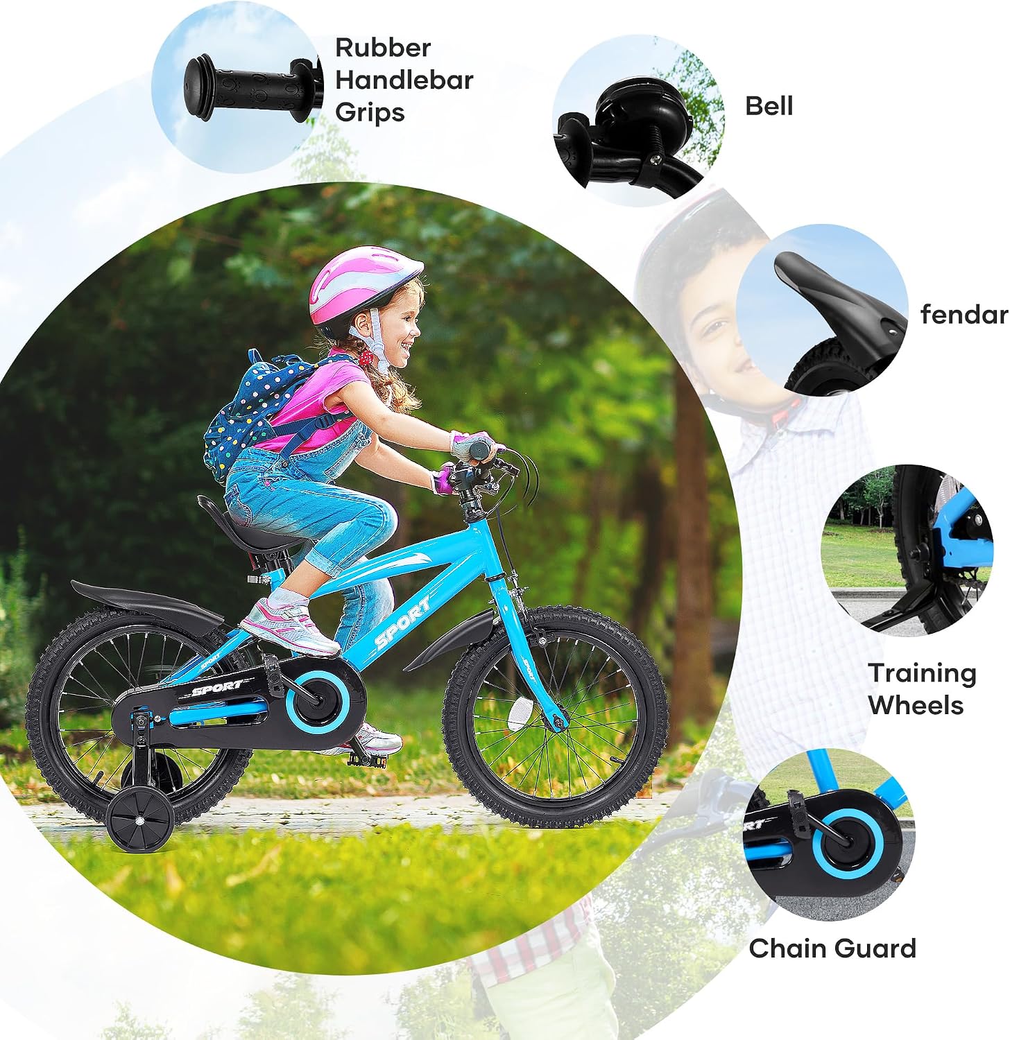 Thumbnail 1 de BODIOO Kinderfahrrad 14 Zoll für 94–107 cm