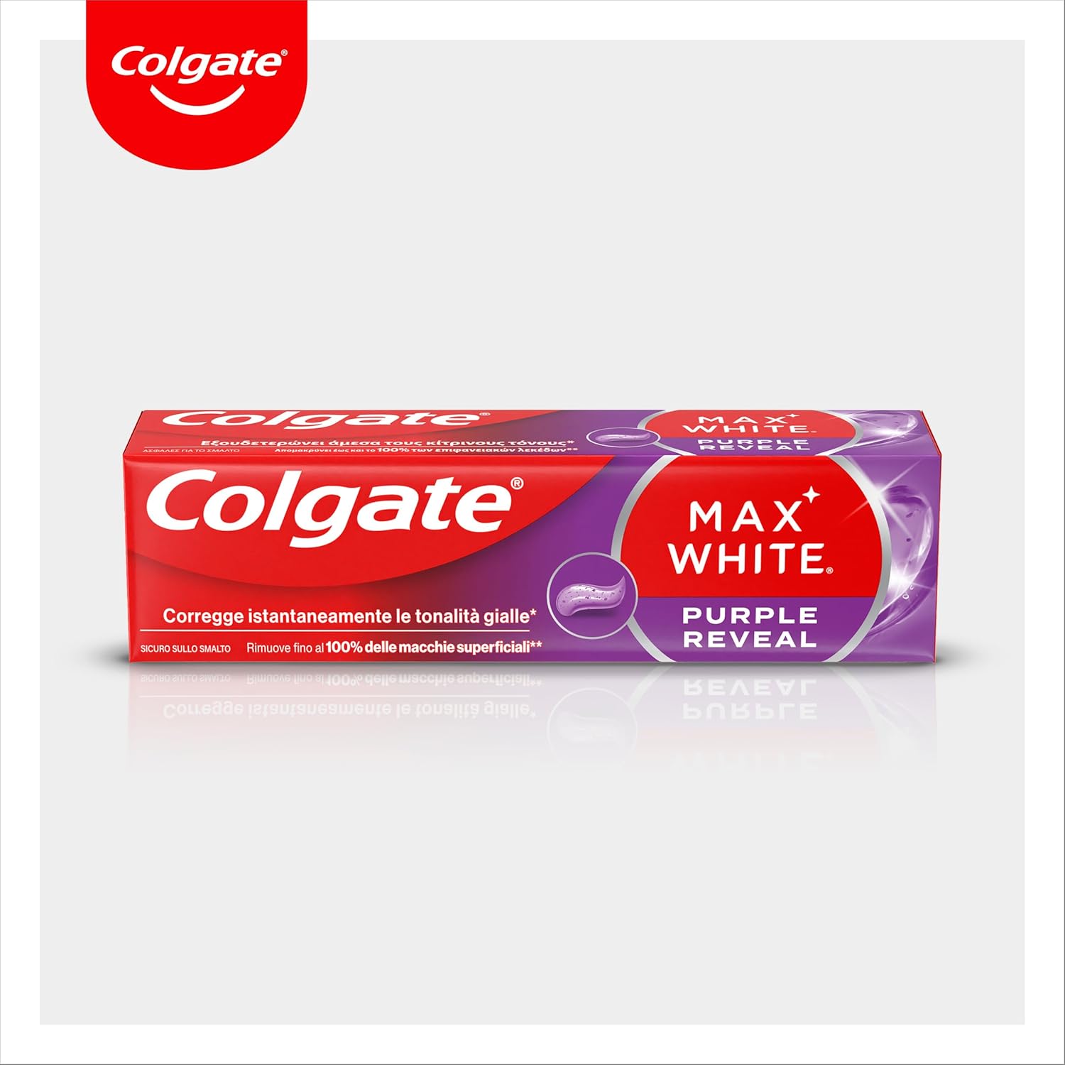 Detalle 2 de Colgate Max White Purple 4x75 ml dentifricio sbiancante
