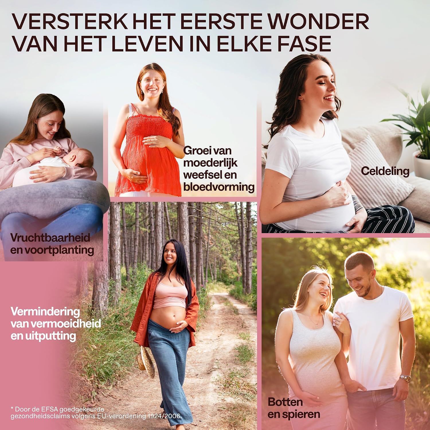 Detalle de AAVALABS zwangerschapssupplement met 400 µg methylfolaat en vegan vitamine D3