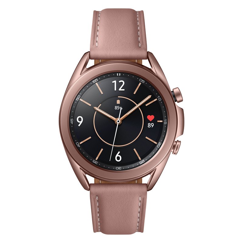Detalle 2 de Samsung Galaxy Watch3 Bluetooth 41mm Bronce: smartwatch premium con bisel giratorio