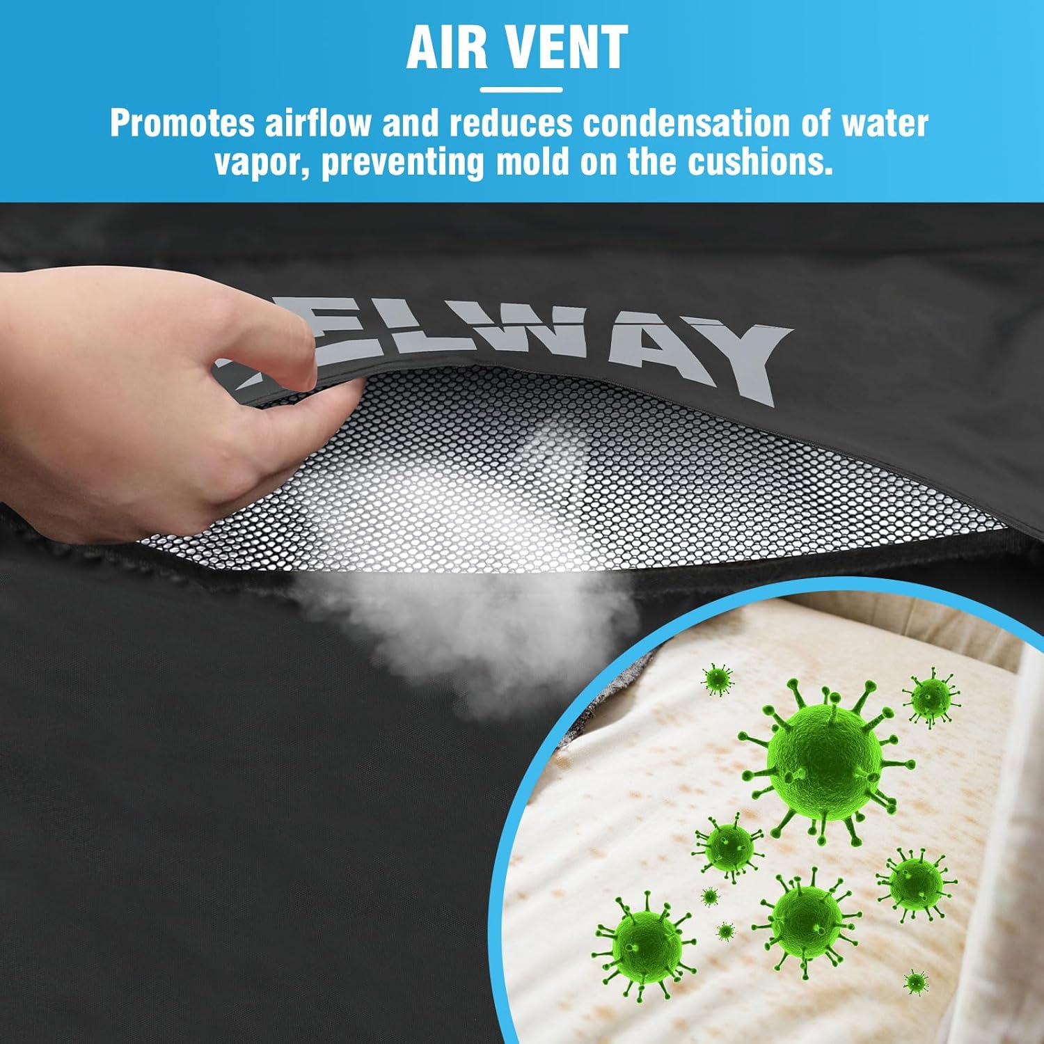 Thumbnail 5 de Velway Coperture per Mobili da Giardino 200x160x74cm