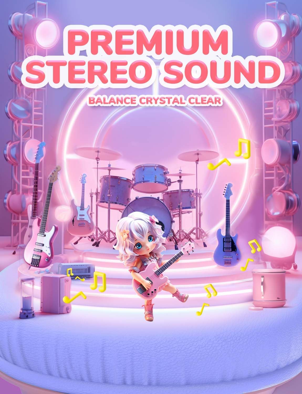 Thumbnail 2 de iClever Kinder Kopfhörer 85 dBA Sicherheit