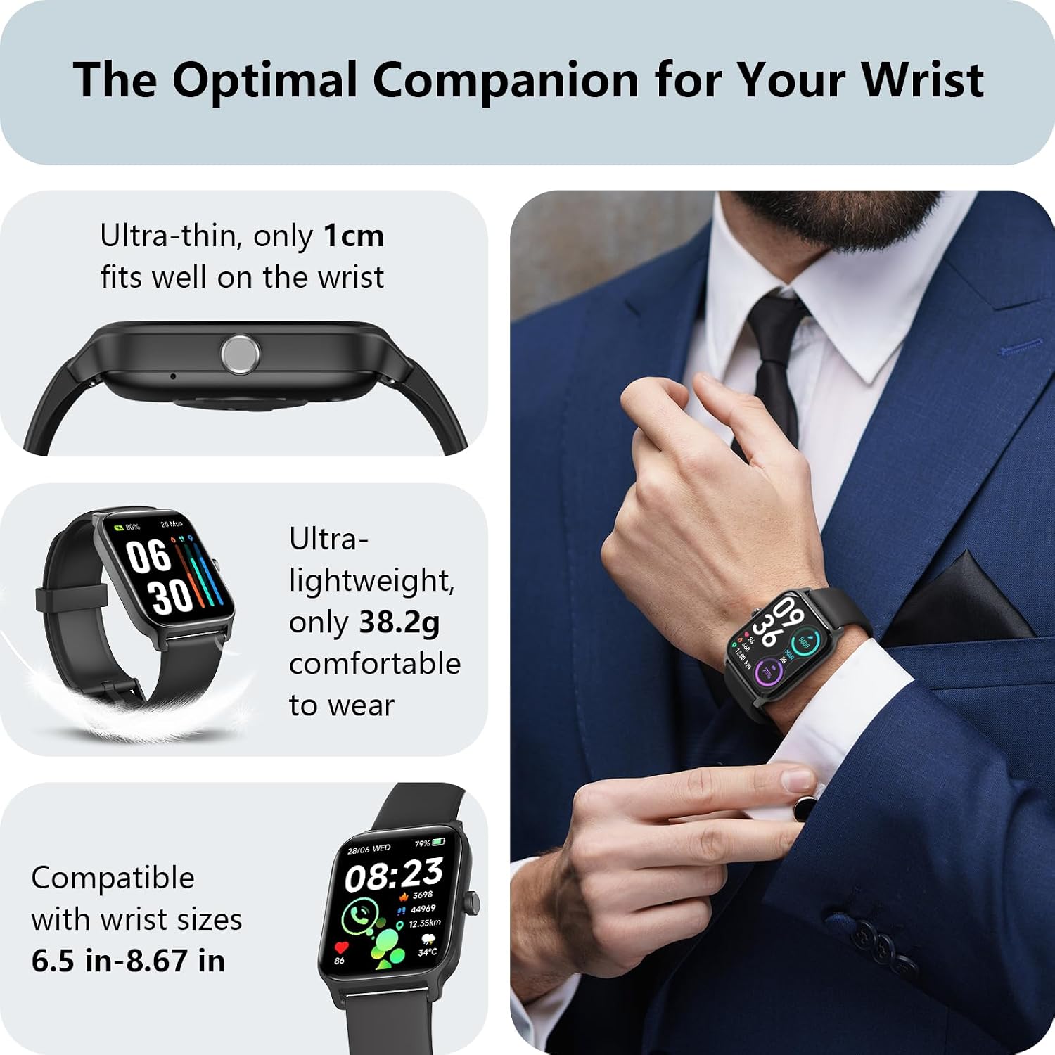 Thumbnail 5 de Smart Watch 1.8" HD screen with Alexa