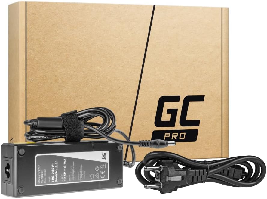 Detalle de GC PRO Caricabatterie per Lenovo IdeaPad e MSI GE: alimentatore affidabile da 120W