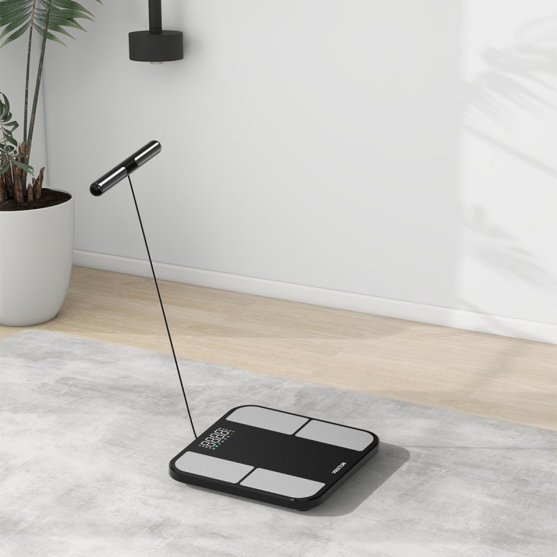 Detalle de Báscula Inteligente Prixton BC400 Body Metric: 180 kg, 56 parámetros y app para múltiples usuarios