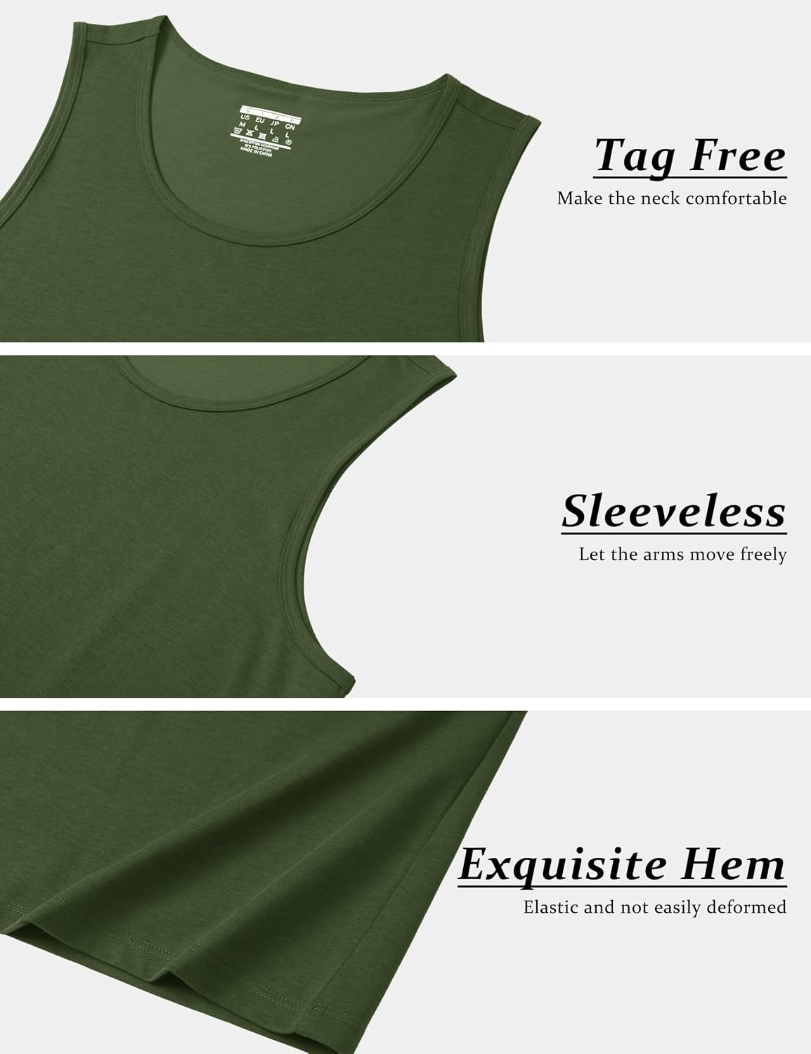 Thumbnail 6 de MAGCOMSEN Men's Tank Top Cotton Blend