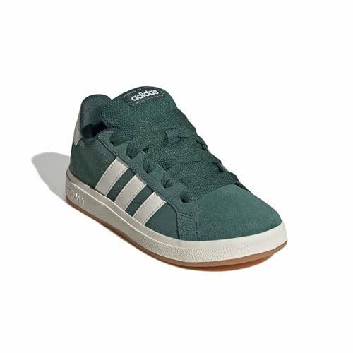 Detalle de adidas Mixte Enfant Grand Court 00S – Collegiate Green/Off White/Gum, 39 1/3 EU