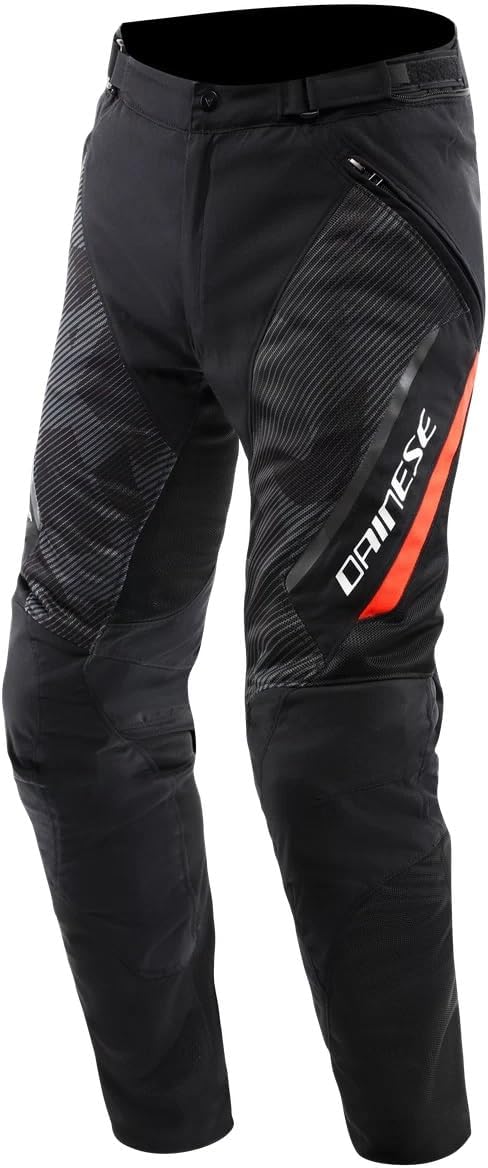 Detalle 2 de Dainese Drake 2 Super Air Tex Pants: pantaloni da moto ventilati in tessuto con protezioni removibili – uomo