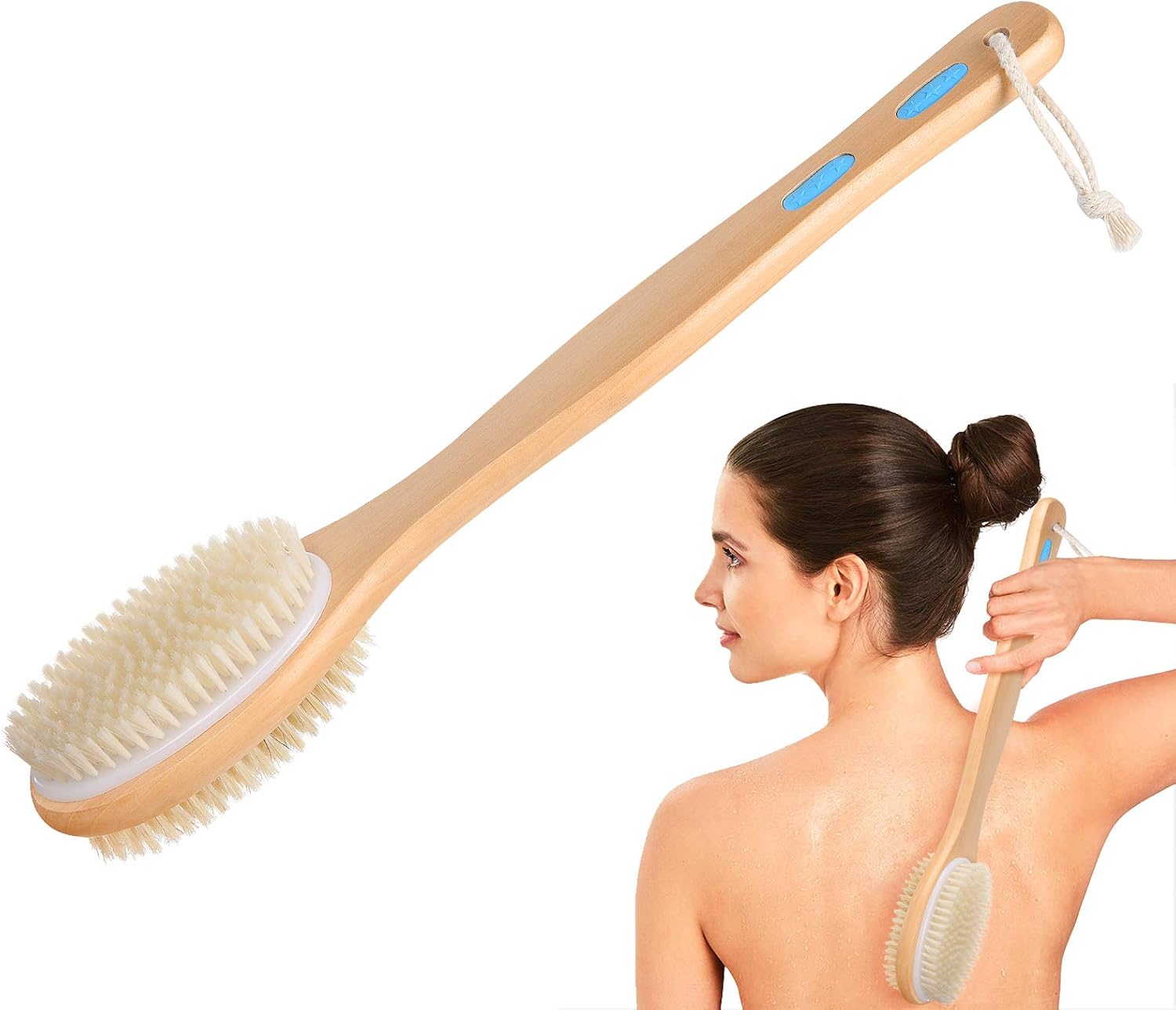 Detalle de URAQT Spazzola Bagno 44 cm per esfoliazione