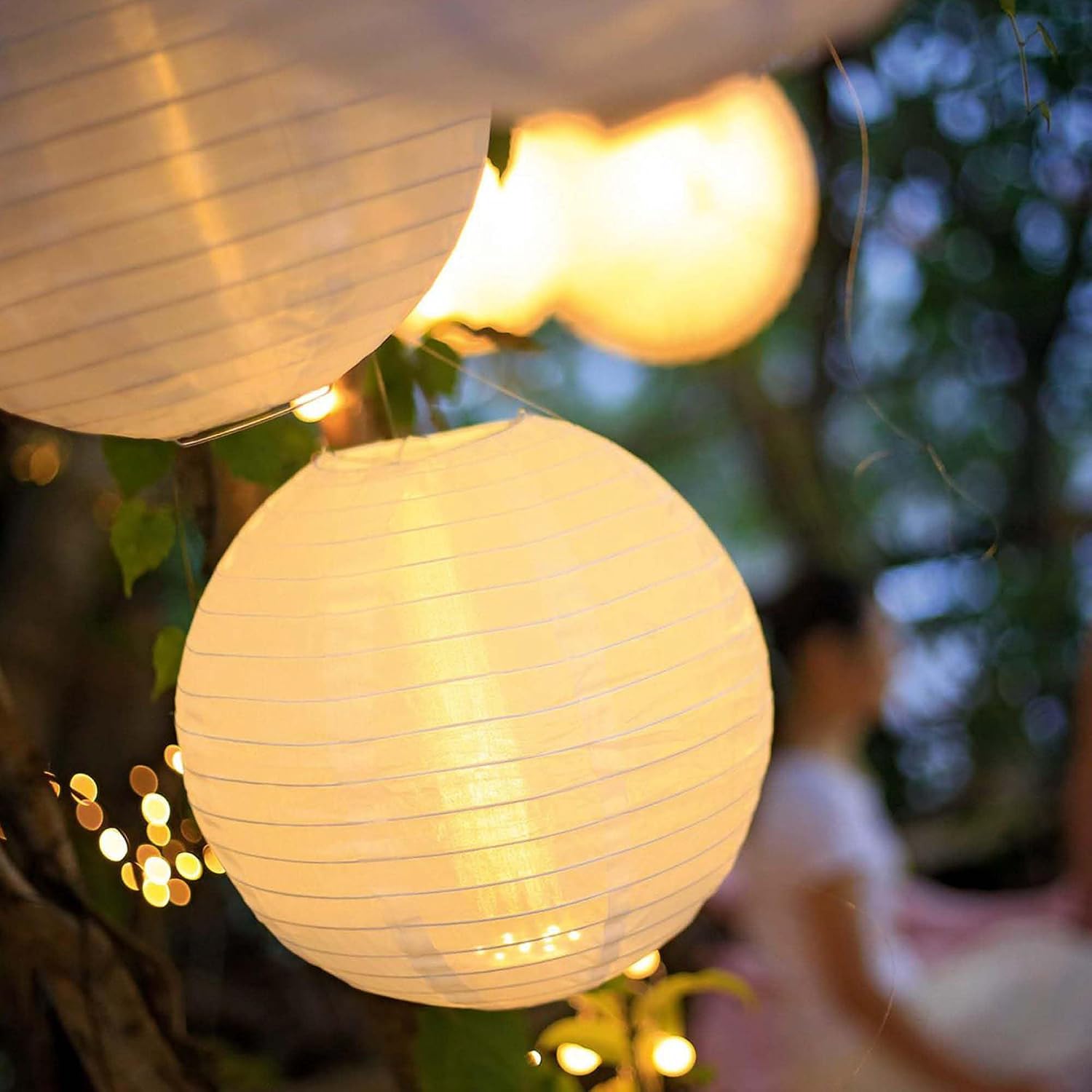 Thumbnail 6 de Hellum 524512 led-lampionnen voor buiten, set van 12 met warmwit licht