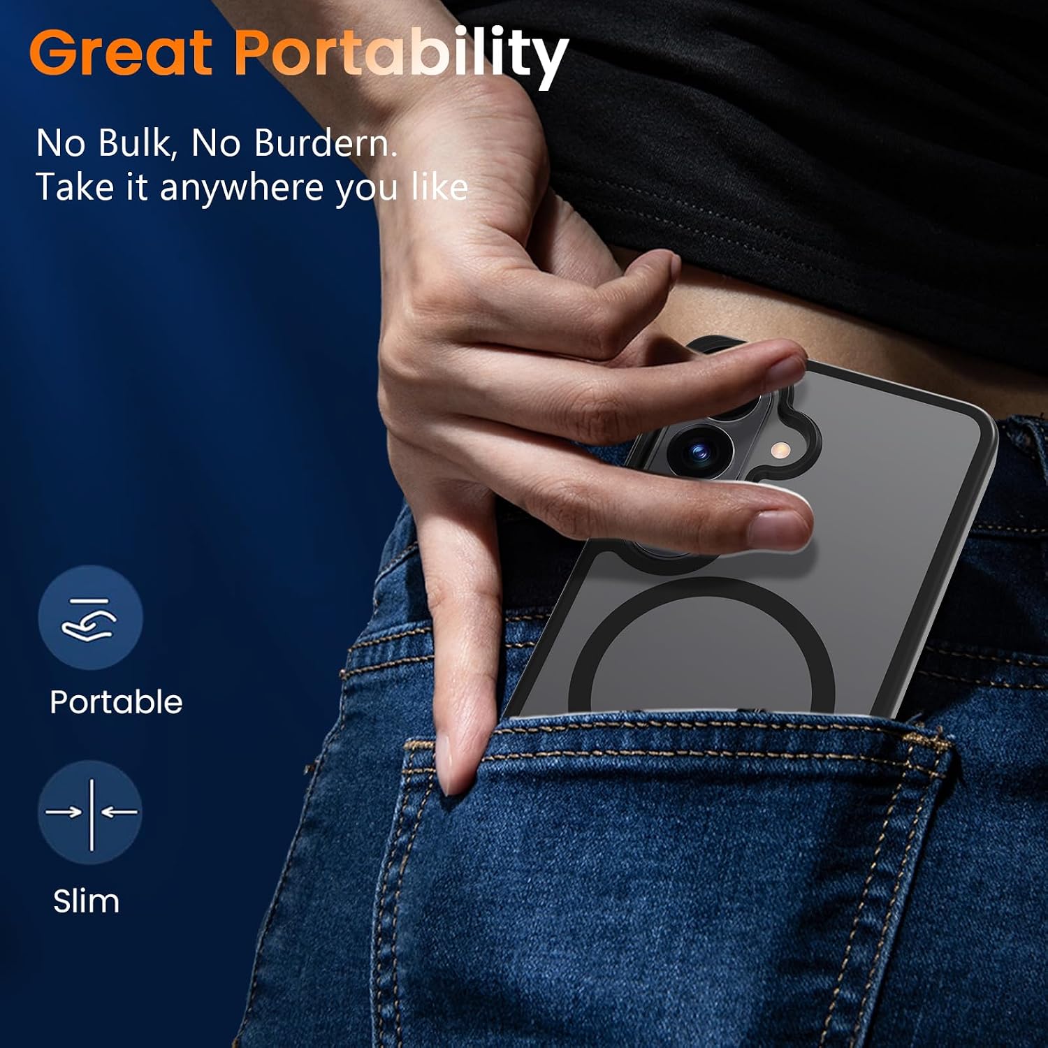 Thumbnail 6 de WRJ Magnetic Matte Case for Galaxy S26+