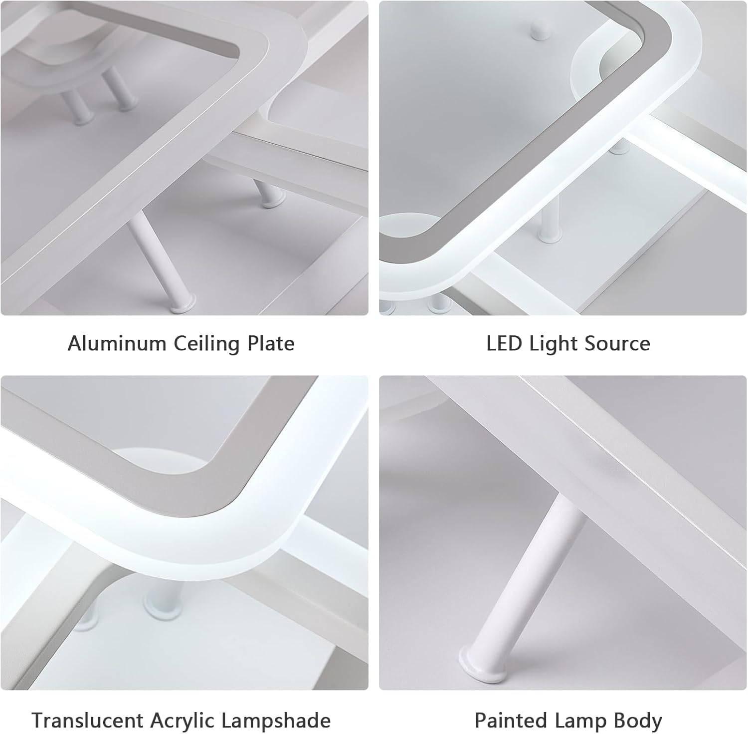 Detalle 2 de Comely plafoniera LED dimmerabile 57W
