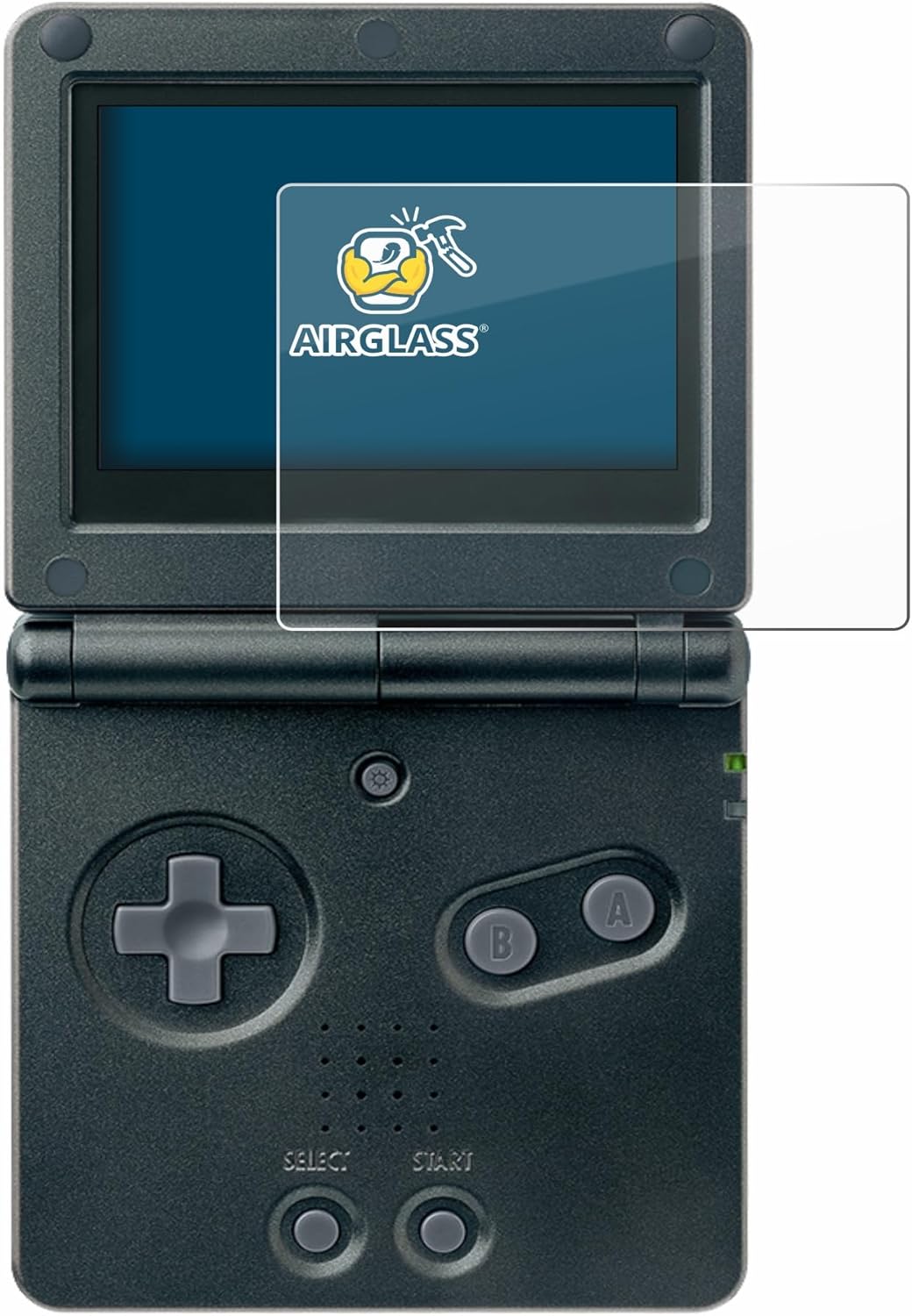 Detalle 2 de BROTECT Schutzglas für Nintendo Game Boy Advance GBA SP – 9H Glasfolie mit Anti-Fingerprint
