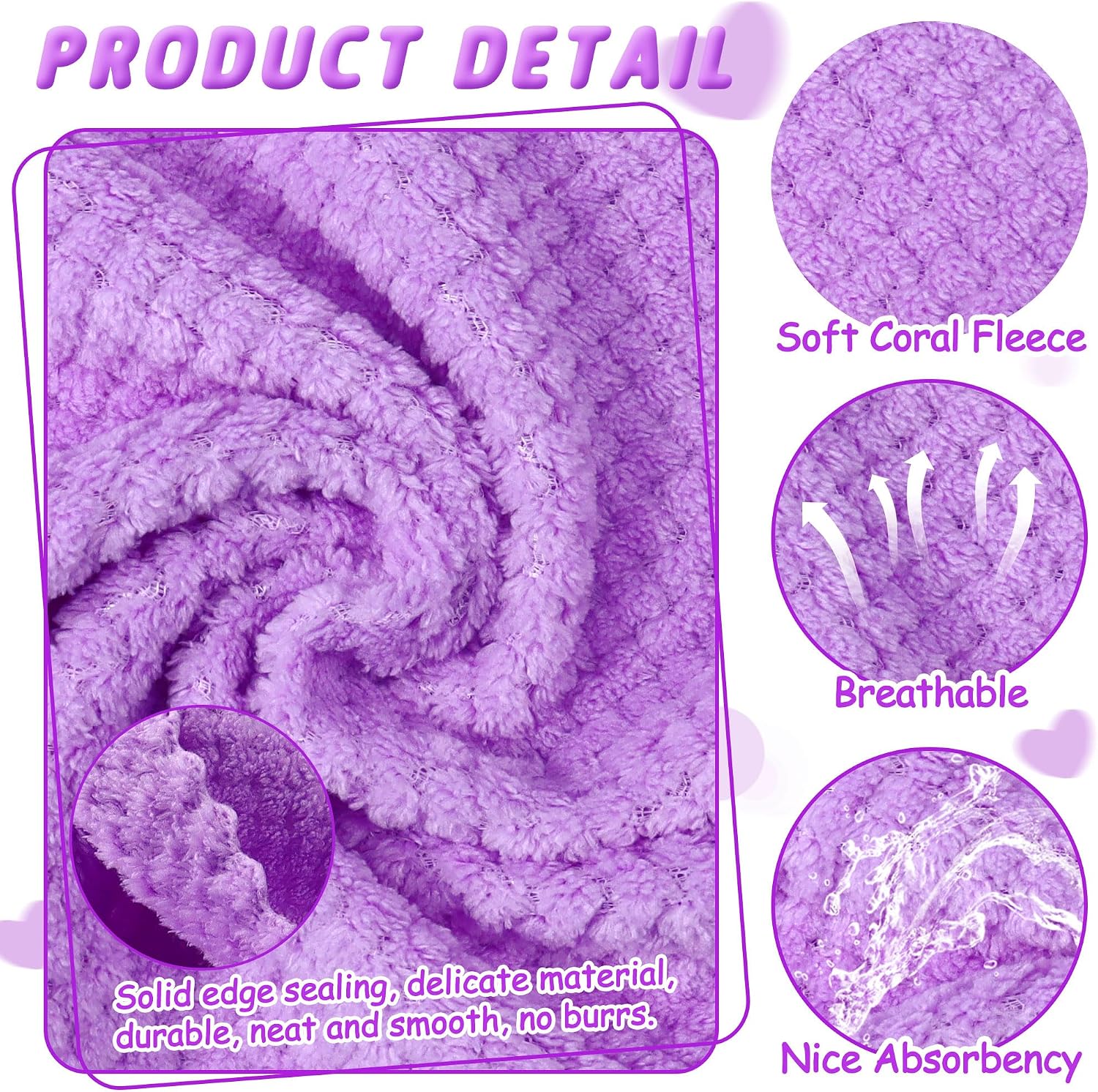 Thumbnail 2 de 10Pcs Guinea Pig Fleece Blanket Set – 12 x 12In Small Animal Bedding and Cage Liners