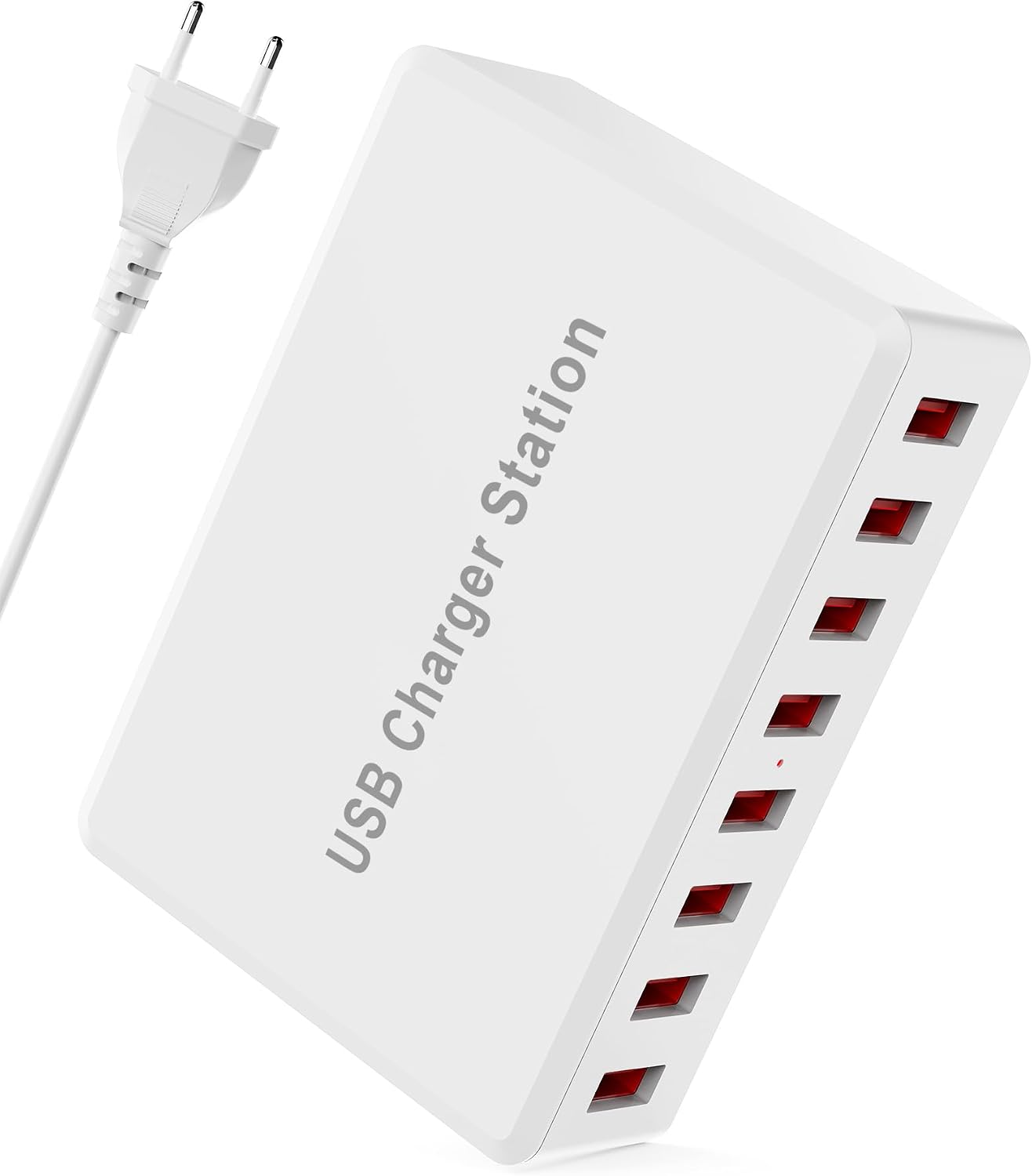 Detalle de Rsydmny USB-laddstation, 8 USB-A-portar, 50 W och 5 V/10 A