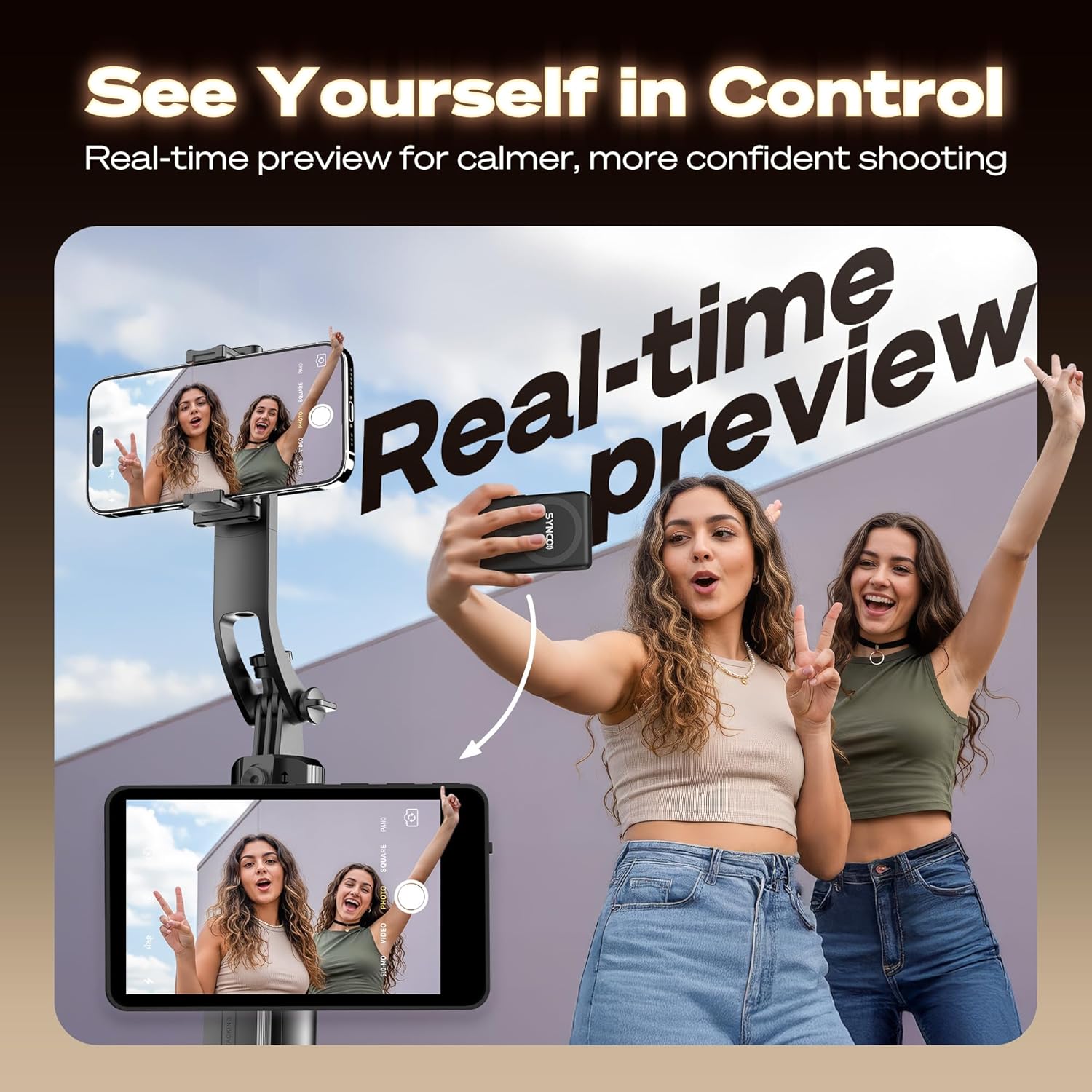 Detalle de Synco XView selfie monitor for iPhone 164FT