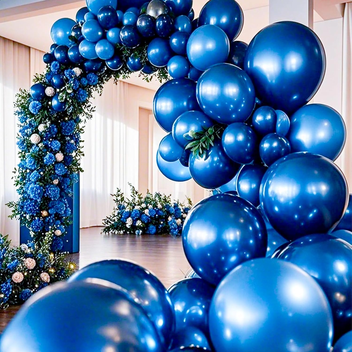 Thumbnail 4 de PartyWoo 36" Metallic Blue Balloons