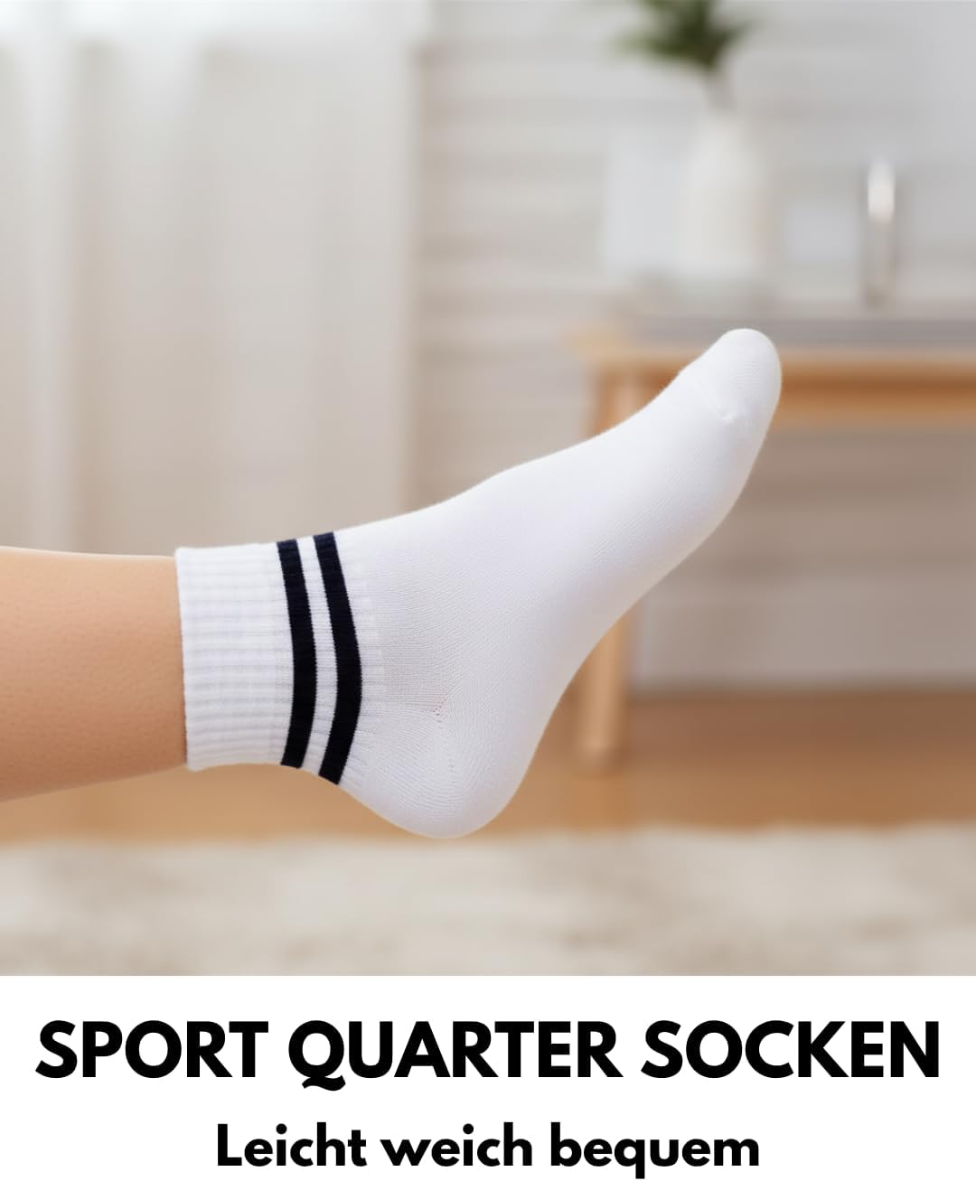 Thumbnail 1 de sockenkauf24 10 Paar kurze Sportsocken Quarter Tennissocken – atmungsaktiv, robust und komfortabel