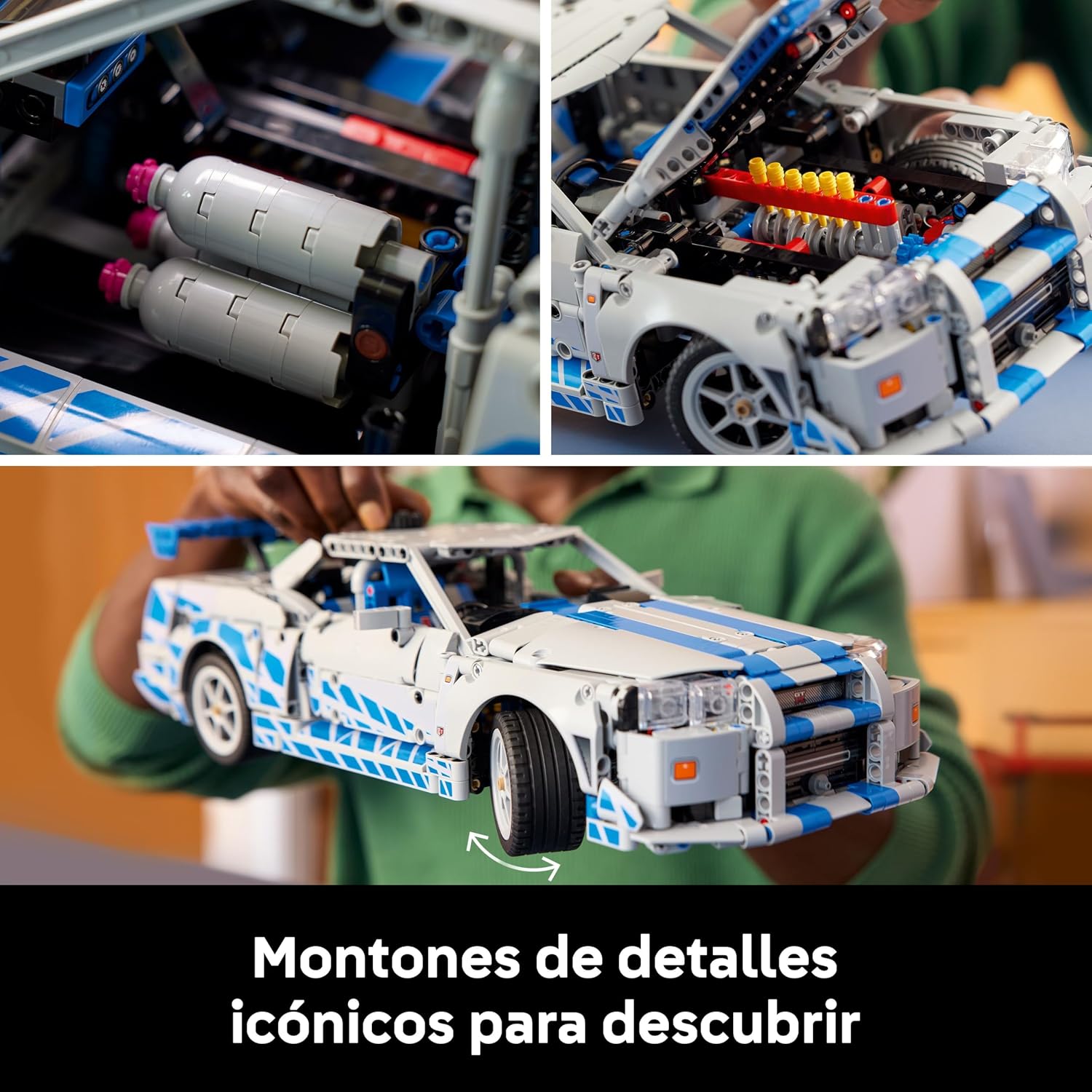 Detalle 2 de LEGO Technic 42210 Nissan Skyline GT-R R34