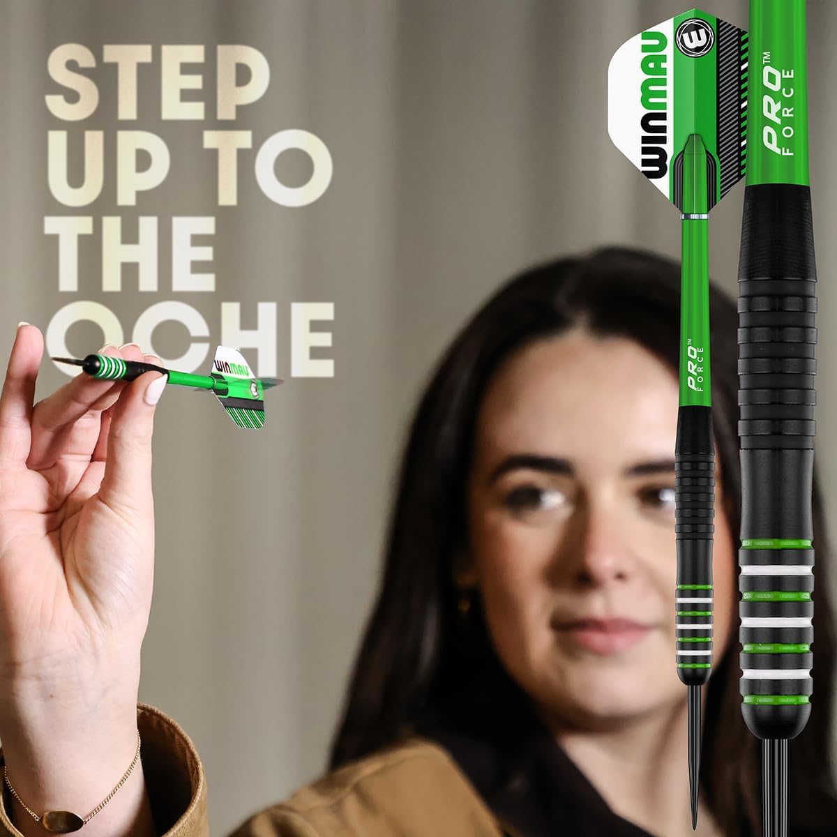 Thumbnail 6 de Winmau Masters Pro Dartscheibe mit Oche-Linie – Steeldarts-Set, Sisal, Ultra-dünnes Drahtsystem