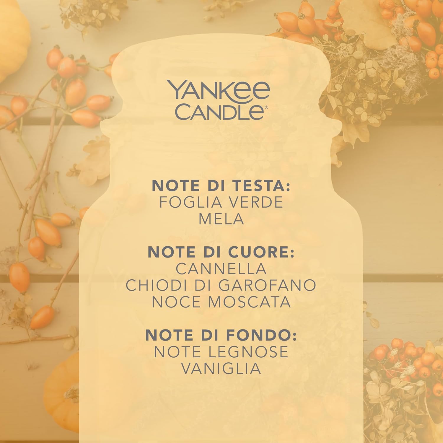 Detalle de Candela Yankee Scented Candle Ghirlanda Autunnale
