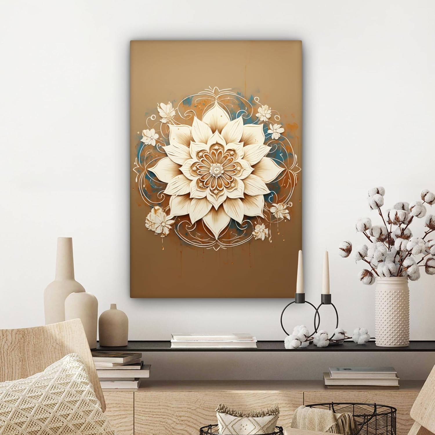 Thumbnail 4 de MuchoWow Impression sur Toile Photo Peinture 60x90 cm