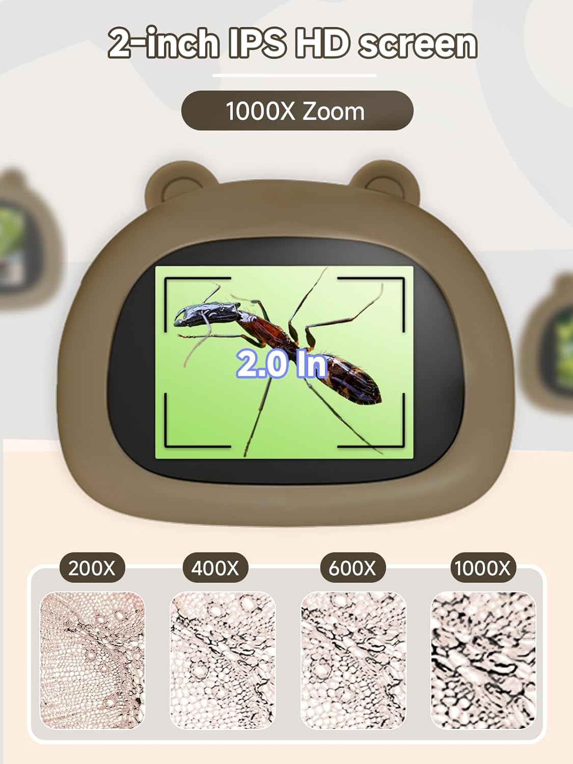 Thumbnail 1 de Acoath Microscope for Kids 1000X
