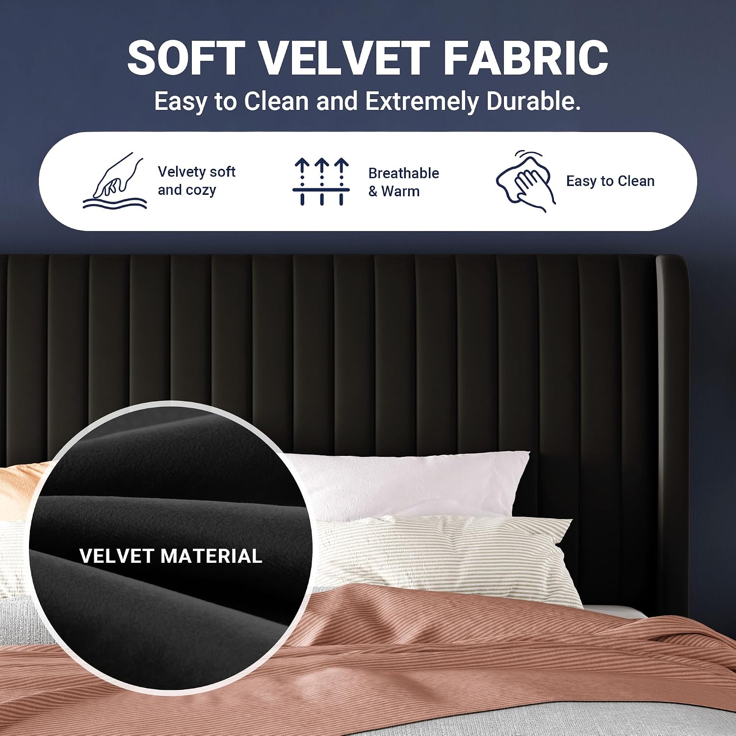 Detalle de Allewie Queen Bed Frame