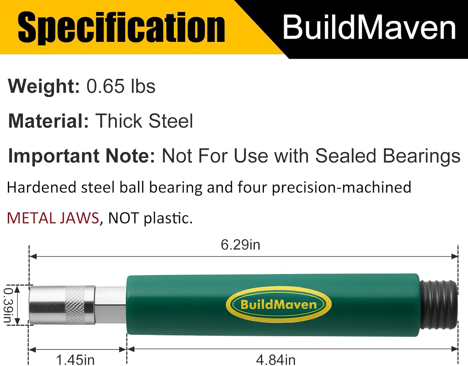Thumbnail 4 de BuildMaven Grease Fitting Cleaning Tool 1pc