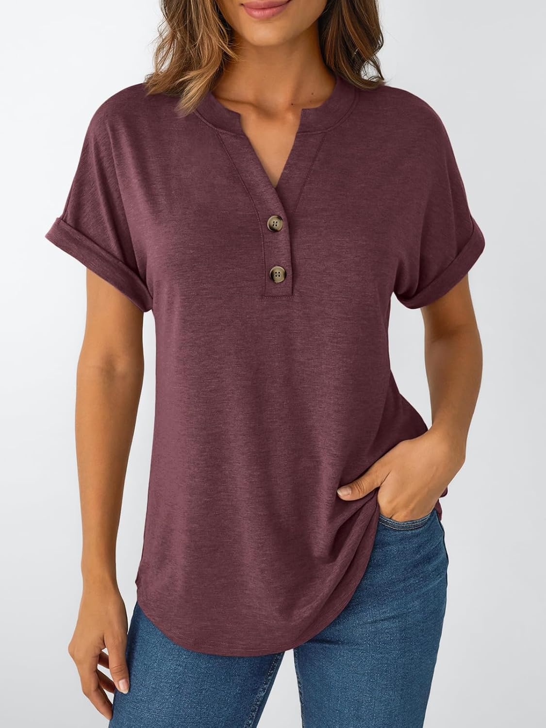 Thumbnail 5 de AUTOMET Henley Short Sleeve Top 2026